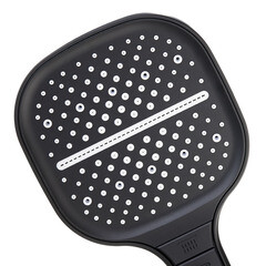 Лейка для душа Berges P2 130х130 мм 3 режима без шланга пластик черная матовая (070122) - фото 4