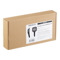 Лейка для душа Berges P2 130х130 мм 3 режима без шланга пластик черная матовая (070122) - фото 3