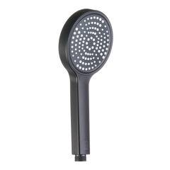 Лейка для душа ARGOtech Katrin d105 мм 1 режим без шланга пластик черная (AGD 20.1187 B) - фото 1