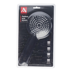 Лейка для душа ARGOtech Katrin d105 мм 1 режим без шланга пластик черная (AGD 20.1187 B) - фото 3