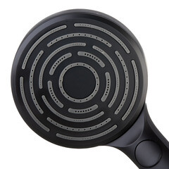 Лейка для душа ARGOtech Forte d115 мм 3 режима без шланга пластик черная (AGD 20.1314 B) - фото 4