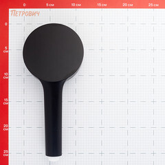 Лейка для душа ARGOtech Forte d115 мм 3 режима без шланга пластик черная (AGD 20.1314 B) - фото 2