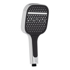 Лейка для душа ARGOtech Petra 130х130 мм 3 режима без шланга пластик хром/черная (AGD 20.1315 B) - фото 1