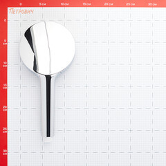 Лейка для душа ARGOtech Tracy d125 мм 3 режима без шланга пластик хром/черная (AGD 20.1318 B) - фото 2