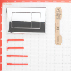 Клавиша смыва для инсталляций Alcadrain M27 хром глянцевый (549254) - фото 2