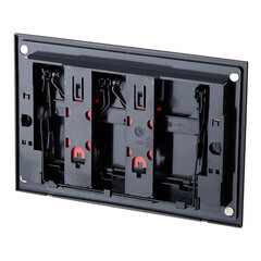 Клавиша смыва для инсталляций Alcadrain M57 черная (549568) - фото 3