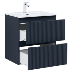 Тумба под раковину Акванет Джейн 60 см подвесная маренго (00335427) - фото 10