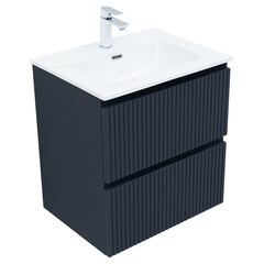 Тумба под раковину Акванет Джейн 60 см подвесная маренго (00335427) - фото 5