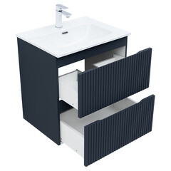 Тумба под раковину Акванет Джейн 60 см подвесная маренго (00335427) - фото 4