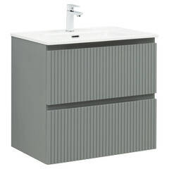 Тумба под раковину Акванет Джейн 70 см подвесная мисти грин (00335433) - фото 1