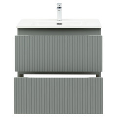 Тумба под раковину Акванет Джейн 70 см подвесная мисти грин (00335433) - фото 8