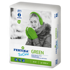 Изображение товара Реагент противогололедный Fertika IceCare Green -20 °С 20 кг 20 кг