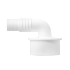 Переходник ДТРД угловой 16/25х40 мм для подключения сливного шланга с хомутом - фото 3