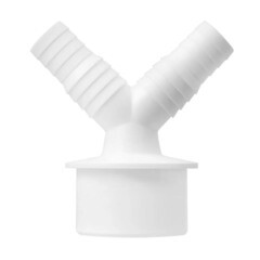 Переходник ДТРД двойной 16/25х40 мм для подключения сливного шланга с хомутами - фото 2