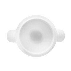 Переходник ДТРД двойной 16/25х50 мм для подключения сливного шланга с хомутами - фото 2