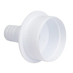 Переходник ДТРД 16/25х50 мм для подключения сливного шланга с хомутом - фото 3