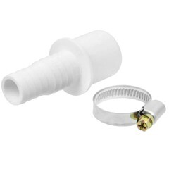 Переходник ДТРД 16/25х32 мм для подключения сливного шланга с хомутом - фото 3