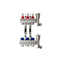 Изображение товара Коллекторная группа с расходомерами Ридан FHF-11RF 1 ВР(г) х 11 выходов 3/4 НР(ш) ЕК х 1 ВР(г)