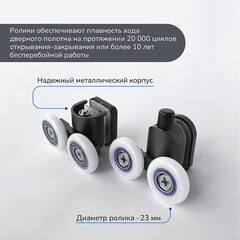 Душевой уголок Ulitka Safari черный 120х80х195 см прямоугольник стекло прозрачное 6 мм (74104005) - фото 9