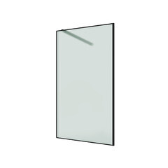 Изображение товара Душевая перегородка Walk in Ulitka Prisma черная 90х195 см стекло матовое 6 мм (74104158)