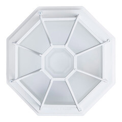 Светильник садово-парковый подвесной Arte Lamp Pegasus белый 130 мм E27 100 Вт IP65 (A3100PL-1WH) - фото 2