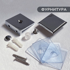 Душевая перегородка Walk in Ulitka хром 90х195 см стекло прозрачное 8 мм (74104039) - фото 6