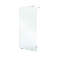 Душевая перегородка Walk in Ulitka хром 100х195 см стекло прозрачное 8 мм (74104040)