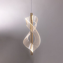 Светильник светодиодный подвесной Arte Lamp Fiorita 4000К 14 Вт 3 кв.м золото IP20 (A2093SP-1GO) - фото 5