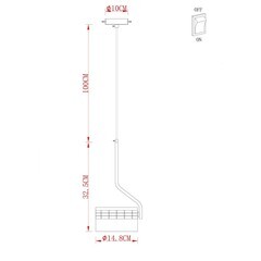 Светильник светодиодный подвесной Arte Lamp Mosaic 4000К 12 Вт 4 кв.м золото IP20 (A2094SP-1GO) - фото 2