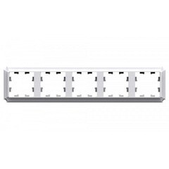 Изображение товара Рамка Systeme Electric AtlasDesign Antique пятиместная лотос (ATN101305)