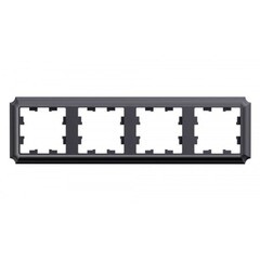 Изображение товара Рамка Systeme Electric AtlasDesign Antique четырехместная сталь (ATN100904)