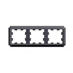 Изображение товара Рамка Systeme Electric AtlasDesign Antique трехместная сталь (ATN100903)