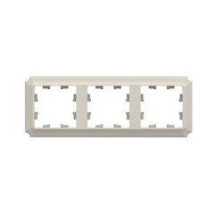 Изображение товара Рамка Systeme Electric AtlasDesign Antique трехместная бежевая (ATN100203)