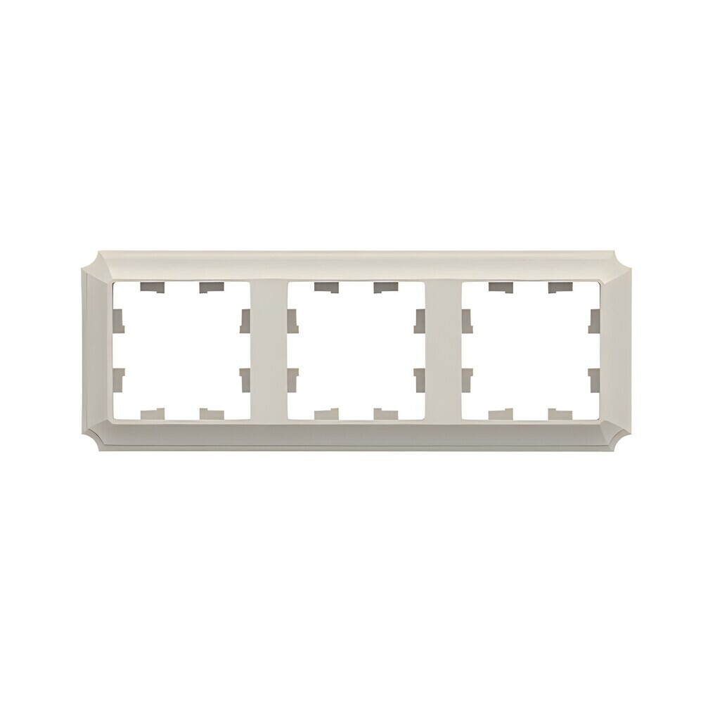 

Рамка Systeme Electric AtlasDesign Antique трехместная бежевая (ATN100203), Бежевый