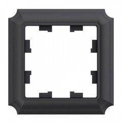 Изображение товара Рамка Systeme Electric AtlasDesign Antique одноместная базальт (ATN101401)