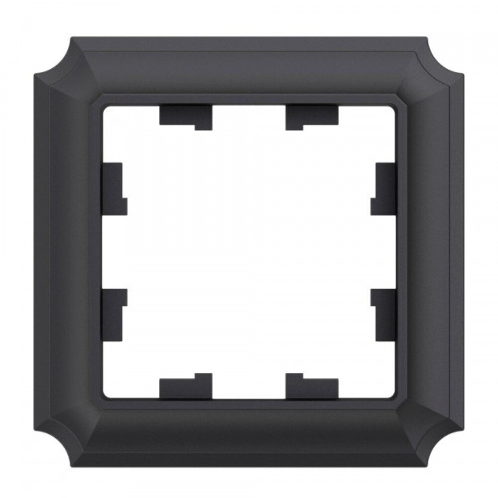 

Рамка Systeme Electric AtlasDesign Antique одноместная базальт (ATN101401), Черный