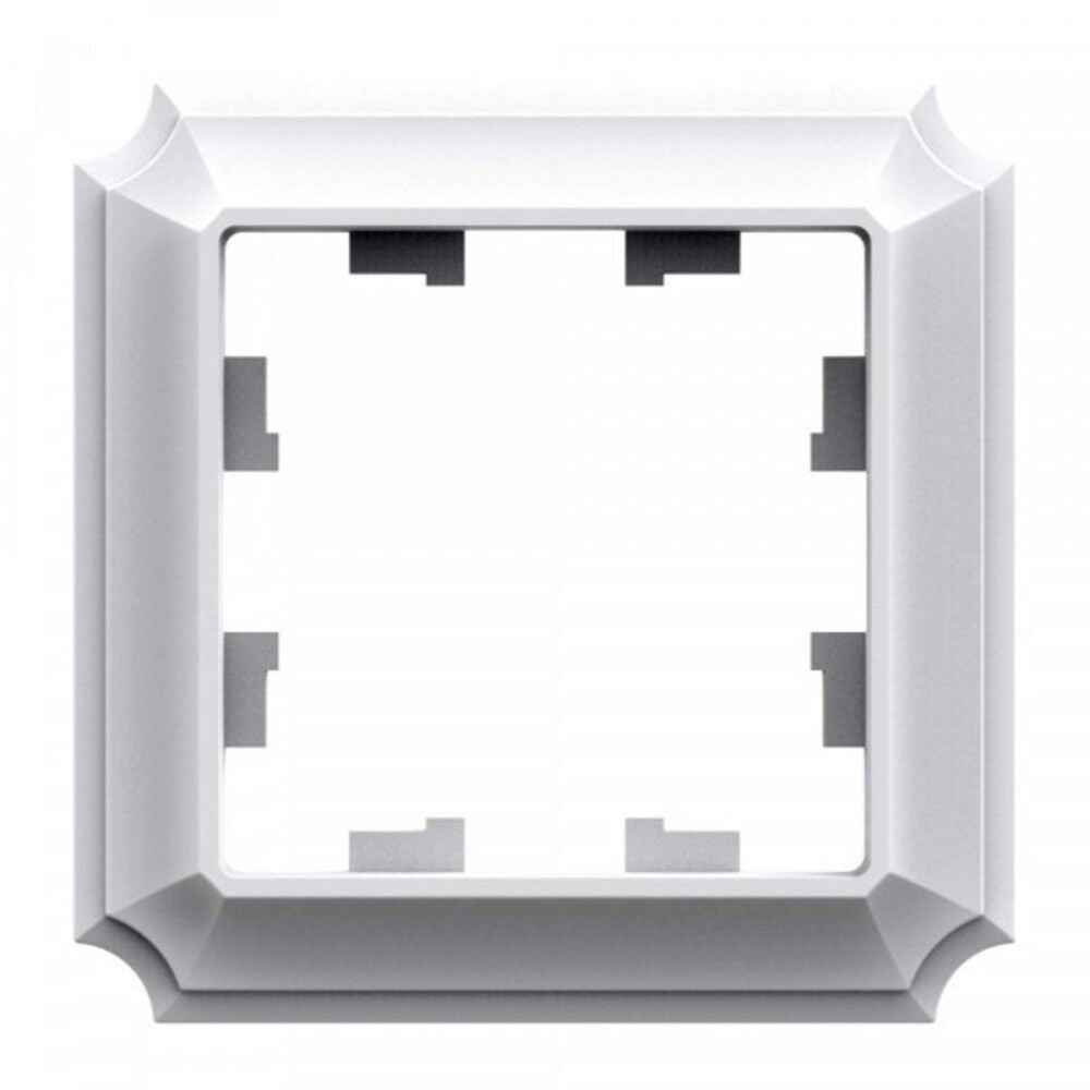 

Рамка Systeme Electric AtlasDesign Antique одноместная лотос (ATN101301), Белый