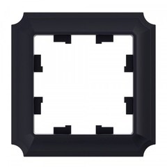 Изображение товара Рамка Systeme Electric AtlasDesign Antique одноместная карбон (ATN101001)