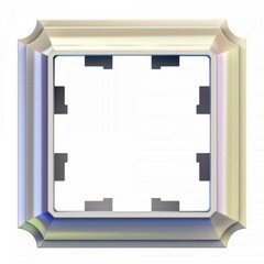 Изображение товара Рамка Systeme Electric AtlasDesign Antique одноместная жемчуг (ATN100401)