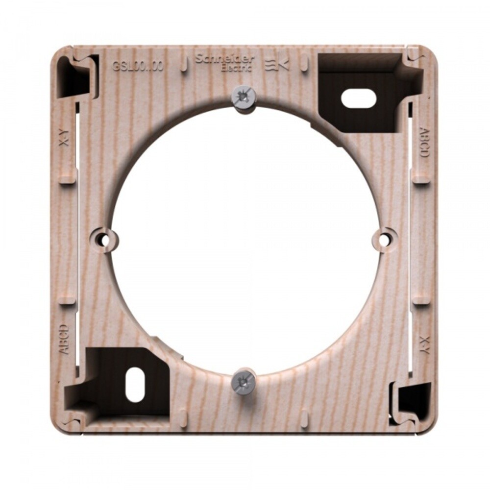 

Коробка монтажная Systeme Electric Glossa сосна (SE GSL001500), Бежевый