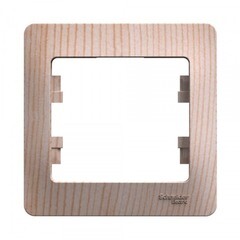 Изображение товара Рамка Systeme Electric Glossa одноместная сосна (SE GSL001501)