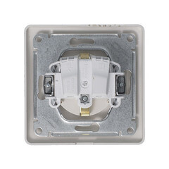 Розетка Systeme Electric Glossa встраиваемая платина со шторками (GSL001248) - фото 4