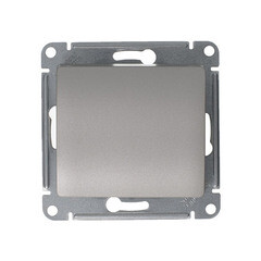 Переключатель Systeme Electric Glossa одноклавишный встраиваемый платина (GSL001261) - фото 5