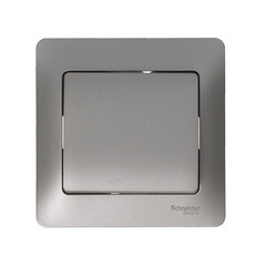 Переключатель Systeme Electric Glossa одноклавишный встраиваемый платина (GSL001261) - фото 2