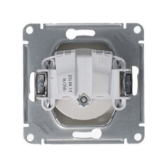 Розетка Systeme Electric Glossa встраиваемая платина (GSL001243) - фото 2