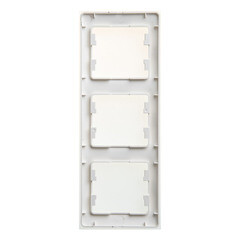 Рамка Systeme Electric Glossa трехместная перламутр (GSL000607) - фото 4