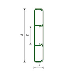 Наличник Деконика 2200х70х12 мм белый - фото 2