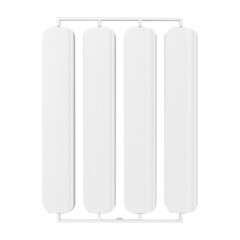 Набор комплектующих для наличника Деконика 70 мм белый - фото 2