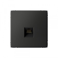 Розетка компьютерная Systeme Electric ArtGallery встраиваемая базальт RJ45 (SE GAL001486)