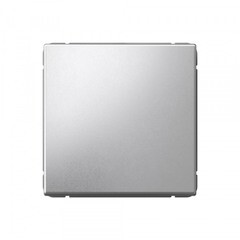 Изображение товара Выключатель Systeme Electric ArtGallery одноклавишный встраиваемый алюминий с самовозвратом (SE GAL000315)